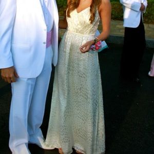 Yumi Kim white silk maxi dress